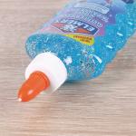 Клей для слаймов канцелярский с блестками ELMERS Glitter Glue, 177 мл, голубой, 2077252