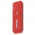 Флеш-диск 32GB SMARTBUY Dock USB 2.0, красный, SB32GBDK-R