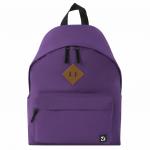 Рюкзак BRAUBERG универсальный, сити-формат, один тон, фиолетовый, 20 литров, 41*32*14 cм, 225376