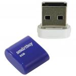 Флеш-диск 8GB SMARTBUY LARA USB 2.0, синий, SB8GBLara-B