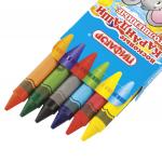 Восковые карандаши утолщенные BRAUBERG, НАБОР 6 цветов, 222965