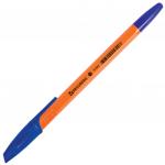 Ручка шариковая BRAUBERG X-333 Orange, СИНЯЯ, корпус оранжевый, узел 0,7мм, линия 0,35мм, 142409