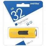 Флеш-диск 32GB SMARTBUY Stream USB 2.0, желтый, SB32GBST-Y