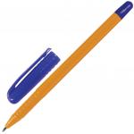 Ручка шариковая STAFF, СИНЯЯ, шестигранная, корпус оранжевый, узел 1мм, линия 0,5мм, BP104, 142661