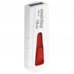 Флеш-диск 16GB SMARTBUY Iron USB 3.0, белый/красный, SB16GBIR-W3