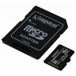 Карта памяти microSDHC 16GB KINGSTON Canvas Select Plus,UHS-I U1,100 Мб/с(class 10),адап, SDCS2/16GB