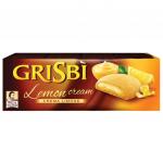 Печенье GRISBI (Гризби) "Lemon cream", с начинкой из лимонного крема, 150г, ИТАЛИЯ, ш/к 90086