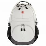 Рюкзак GERMANIUM "S-05"  универсальный, уплотненная спинка, облегченный, белый, 46х32х15 см,226954 