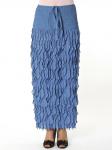 25294-6 юбка женская темно-голубая