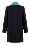 Пальто женское Альбина темно-синяя кашемир К 0224