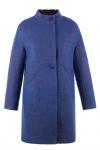 Пальто женское Линда голубая букле НЗ 0018