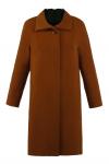 Пальто женское Аврора темно-оранжевая кашемир ВО 0077