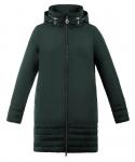 Пальто женское Мико зеленая плащевка (синтепон 200) С 0516