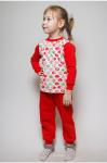 Пижама детская футер для девочки