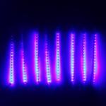 Гирлянда светодиодная 2,0 м*50 см 36 ламп LED  "Тающая сосулька", Синий (8 трубок)