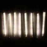 Гирлянда светодиодная 2,0 м*50 см 36 ламп LED  "Тающая сосулька",Теплый белый (8 трубок), 18 режимов