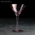 Бокал для мартини «Иллюзия», 180 мл, 11,5×11×20 см, цвет розовый