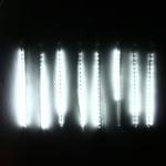Гирлянда для улицы БАХРОМА ш2,0 м* в50 см 36 ламп LED  "Тающая сосулька спираль", Белый (8 трубок)