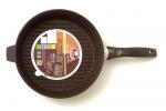 Сковорода «Сковорода-гриль» 28 см Браун