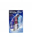 Зубная паста дневная White Glo 100,0 и ночной гель 85,0 + щетка