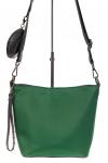 Текстильная женская сумка, цвет зеленый