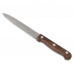 Нож универсальный из нержавеющей стали с деревянной ручкой (лезвие 12см, рукоятка 10см) Kamille 5309