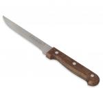 Нож для костей из нержавеющей стали с деревянной ручкой (лезвие 14.5см, рукоятка 12см) Kamille 5308