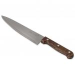 Нож «Шеф-повар» из нержавеющей стали с деревянной ручкой (лезвие 20см, рукоятка 12.5см) Kamille 5306