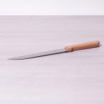 Нож для мяса из нержавеющей стали с деревянной ручкой (лезвие 20 см, рукоятка 12.5 см) Kamille 5316