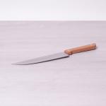 Нож «Шеф-повар» из нержавеющей стали с деревянной ручкой (лезвие 20 см, рукоятка 12.5 см) Kamille 5315