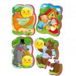 VT1106-62 Мягкие пазлы Baby puzzle Сказки Колобок NEW