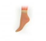 Женские капроновые носки с тормозами Ланю 205D-C бежевые