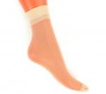 Женские капроновые носки Алйша 1801 светло-бежевые