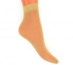 Женские капроновые носки с тормозами Fashion Socks N8 бежевые