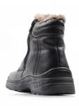 B8297B BLACK Ботинки зимние мужские (натуральная и искусственная кожа, иск. мех)