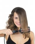 VitalMaxx Электрическая щетка для выпрямления волос поликарбонат, полифениленсульфид, АБС-пластик, алюминий