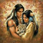 Волчонок у индейцев