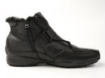 1850 BLACK Ботинки мужские (натуральная кожа, искусственный мех)