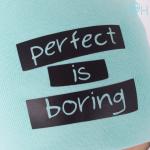 Двухслойная шапка "Perfect is boring"