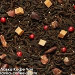 чай весовой чёрный "Шоколадный брауни" Nadin (какао-бобы, семена амаранта) 0,5 кг. СуперФуд