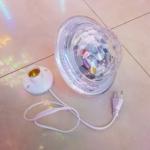Диско-лампа светодиодная "Калейдоскоп красок", цоколь Е 27, Bluetooth, МР3, USB с удлинителем