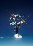 Lemax Заснеженное дерево с led мультиколор, от бат.тип 3 АА14*11, 5*11 см.