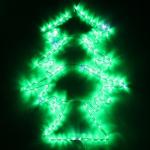 Фигура световая, дюралайт, 83*70 см,"Елочка", зеленый