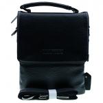 9918-1 black  сумка MANFREDO натуральная кожа 19х23х4
