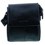 9068-1 black  сумка MANFREDO натуральная кожа 21х23х7