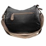 1650 black+d.khaki  сумка Fulin экокожа 31х34x15