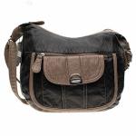 1650 black+d.khaki  сумка Fulin экокожа 31х34x15