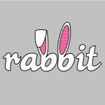 Наклейка НАДПИСЬ RABBIT