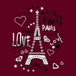 Наклейка LOVE PARIS