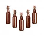 Бутылка "Бугель" коричневая, 500 мл + пробка, 18 шт.